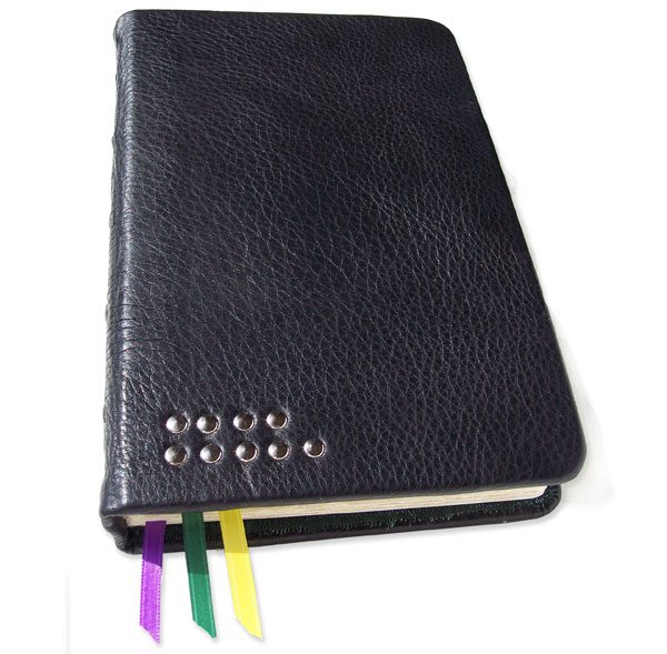 Riveted Leather Bible