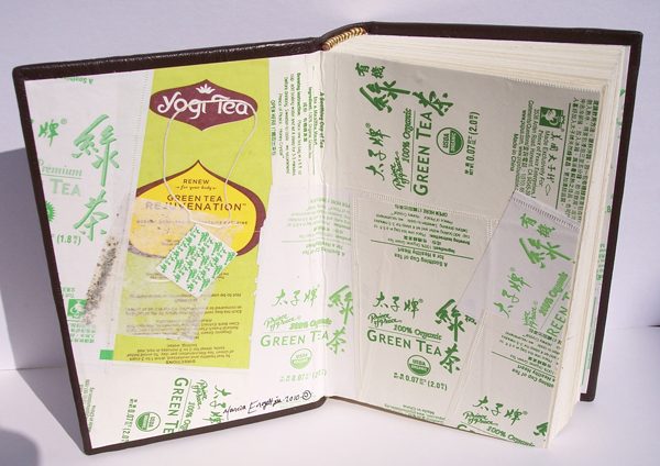 tea bags as book coversheets