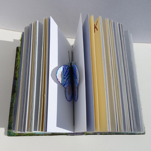 Pop-up Butterfly in Custom Bound Book